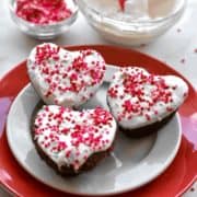 heart shaped brownies featured image