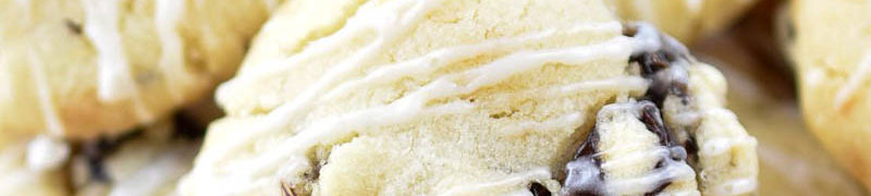 closeup of irish soda bread cookie