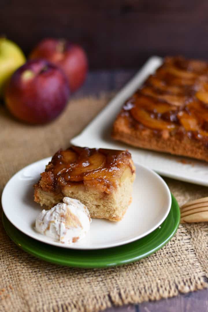 Apple Cinnamon UpsideDown Cake My Sweet Precision