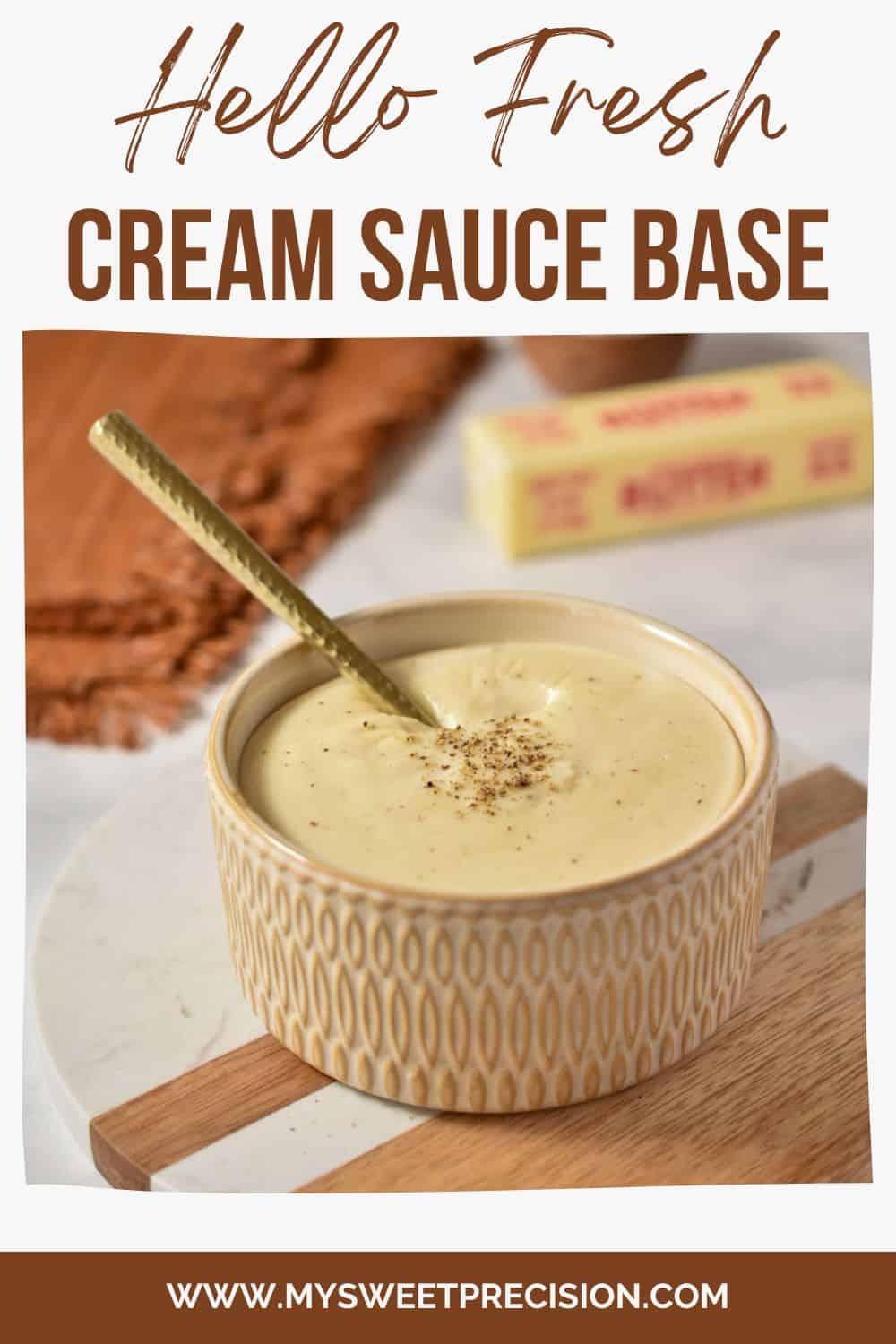 Hello Fresh Cream Sauce Base - My Sweet Precision