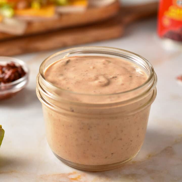 chipotle southwest sauce in a jar.